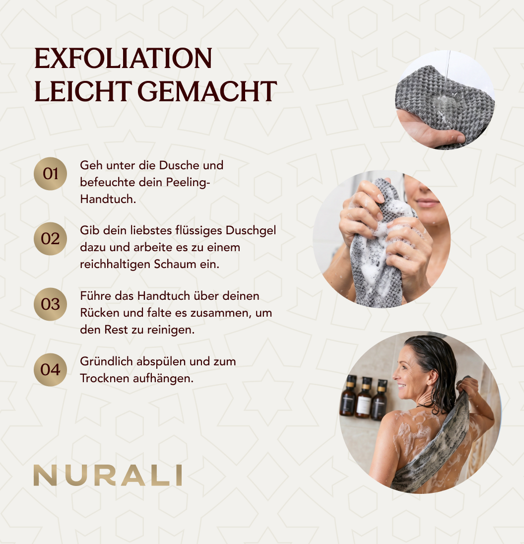 Nurali Peeling-Duschtuch™