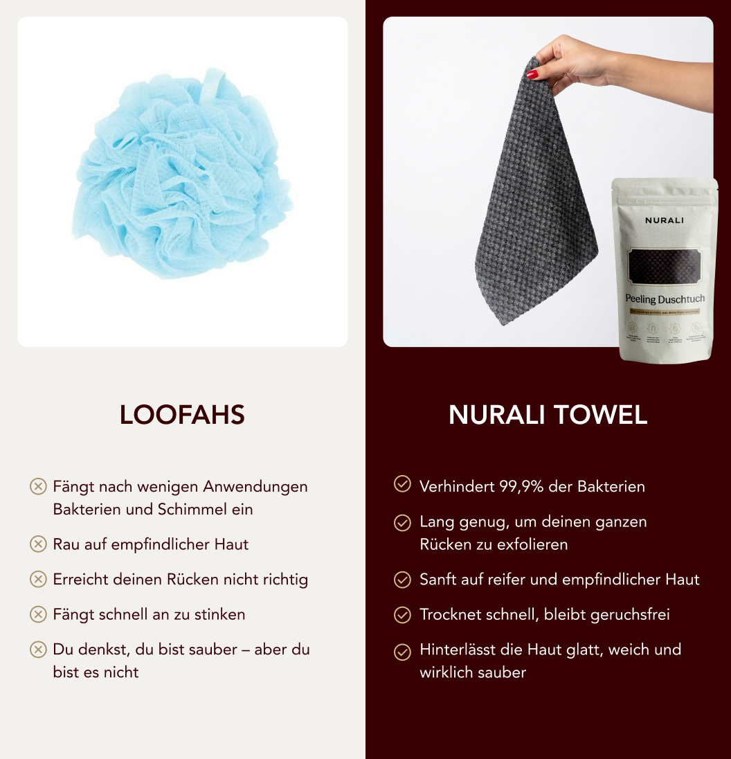 Nurali Peeling-Duschtuch™